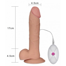 Vibrator The Ultra Soft Dude Natural