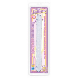 Dildo Crystal Jellies Double 18 Inch Transparent