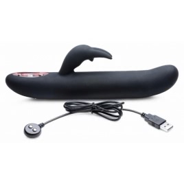 Vibrator Royal Rabbits Bling Bunny Flexing Negru