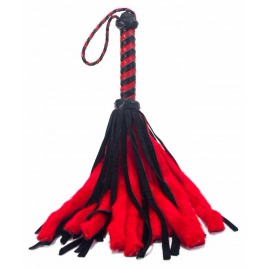 Bici Piele Mini Flogger Rosu