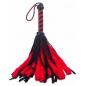 Bici Piele Mini Flogger Roșu