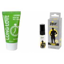 Pachet Pjur Superhero 20ml + Gel Long Love 50ml DDS