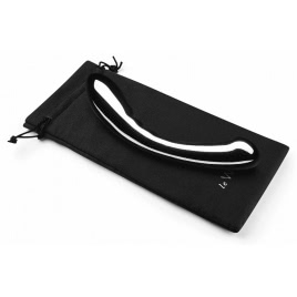 Dildo Dublu Metal Stainless Steel Arch Argintiu