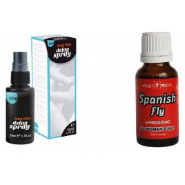 Pachet Spray HOT Delay + Picaturi Spanish Fly DDS