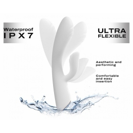 Vibrator Rabbit Dorcel Flexi Heating Alb