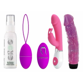 Pachet Trio Plăcere Intensă — Vibratoare și Igienă DDS