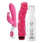 Set Plăcere Intensă — 2 Vibratoare + Spray Igienic
