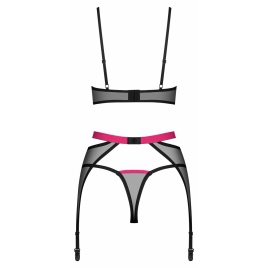 Set 3 Piese Obsessive Novenes Negru M-L