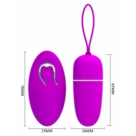 Ou Vibrator Pretty Love Bradley cu Telecomandă Wireless Roz