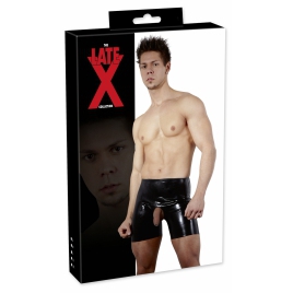 Pantaloni Latex Cu Gaură Negru 2XL
