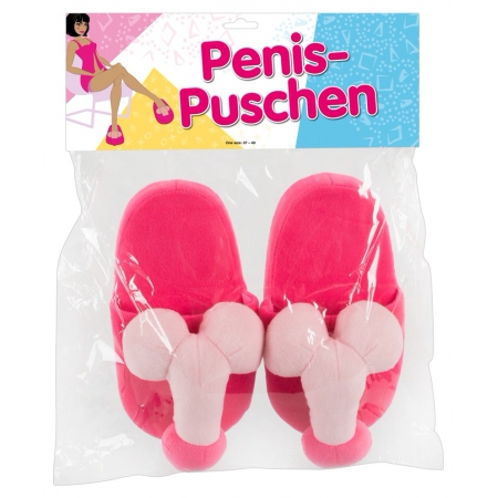 Papuci Amuzanți Cu Penis Roz