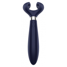 Vibrator Cuplu Partner Multifun 3 Albastru