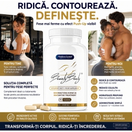 Pastile BeautyBooty Ridicarea Conturarea Și Fermitatea Fundului 90buc