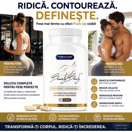 Pastile BeautyBooty Ridicarea Conturarea Și Fermitatea Fundului 90buc