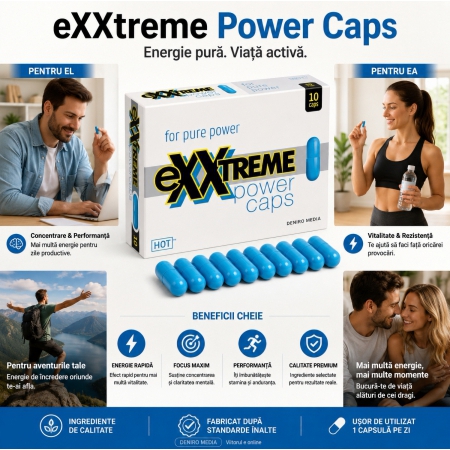 Pastile eXXtreme Power Caps 10buc