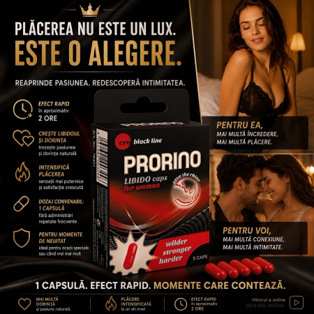 Pastile Femei Prorino Libido Caps 5 capsule