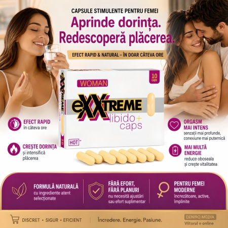 Pastile Libido Femei Hot Ex Libido Caps 10buc