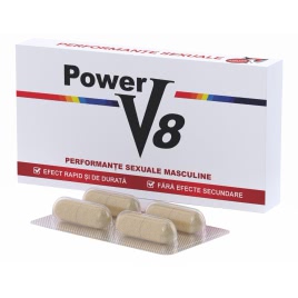 Pastile Pentru Erectie Si Potenta Power V8 DDS