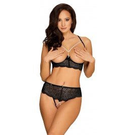 Set Obsessive Pearlove Negru S-M DDS