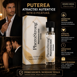 PheroStrong DUO Unisex Parfum cu Feromoni 1 ml Plus Carismă