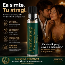 PheroStrong Parfum cu Feromoni Unisex 1 ml Aură Magnetică