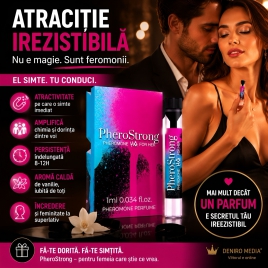 PheroStrong Pheromone Pentru Ea — Aromă Florală Distinctă 1ml