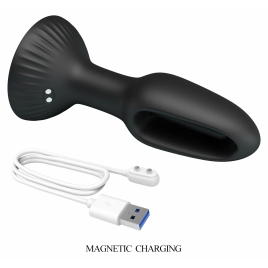 Pretty Love Hubert Vibrator Anal cu 7 Moduri Wiggling Negru