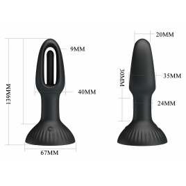 Pretty Love Hubert Vibrator Anal cu 7 Moduri Wiggling Negru