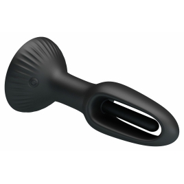 Pretty Love Hubert Vibrator Anal cu 7 Moduri Wiggling Negru