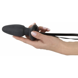 Plug Anal Ajustabil Cu Vibrații Funny Hills Negru