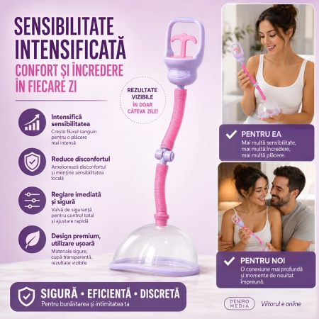 Pompă Stimulare Clitoridiană Transparent