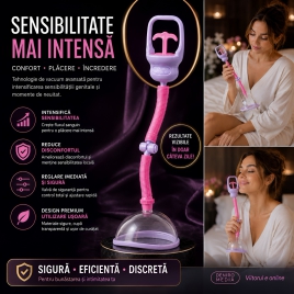 Pompă Stimulare Clitoridiană Transparent