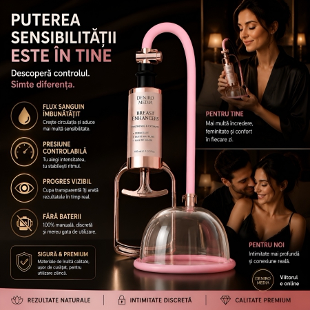 Pompă Vagin Pump Gold Roz