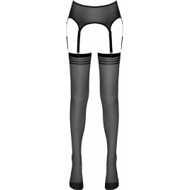 Portjartier Cu Dresuri No:Xqse Carolina Negru L-XL