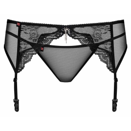 Portjartier Obsessive Charms Negru S-M