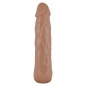 Prelungitor pentru Penis Deep Love cu Bile Texturate 19 cm