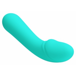 Pretty Love Cetus – Vibrator Punctul G 15 cm, 12 Moduri Albastru