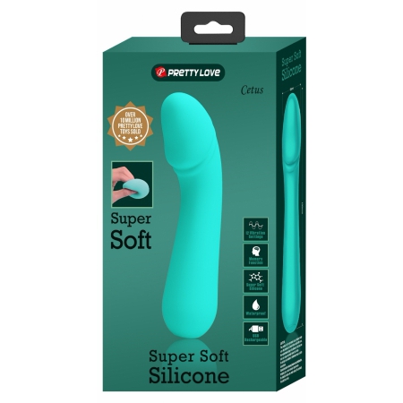 Pretty Love Cetus – Vibrator Punctul G 15 cm, 12 Moduri Albastru