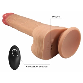 Pretty Love Jonathan – Vibrator Realist 21 cm, 3+3 Funcții