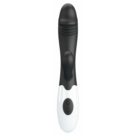 Pretty Love Snappy Black — Iepuraș Dual, 30 Moduri Negru