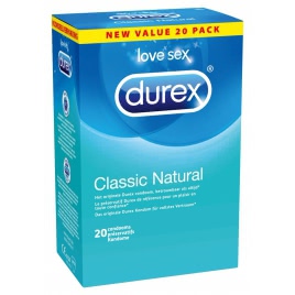 Prezervative Durex Classic Natural 20 buc DDS