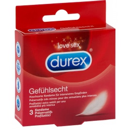 Prezervative Durex Sensitive 3buc DDS