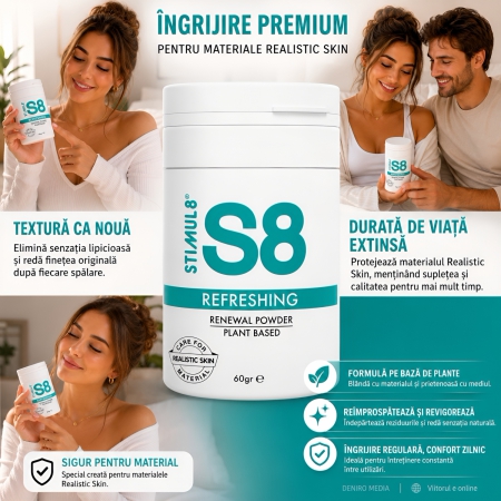 Pudră Îngrijire Jucării Sexuale S8 Renewal Powder 60g
