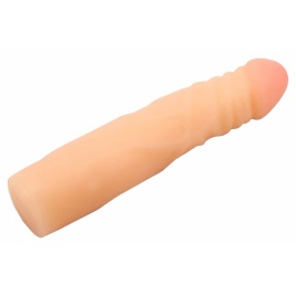 Dildo Realistic White Flexible Spine 19cm