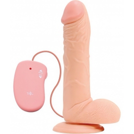 Vibrator Realist Lung 26 Cm Cu Telecomanda Pe Fir