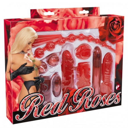 Set Jucării Erotice Red Roses Roșu