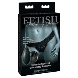 Chiloți Vibratori Fetish Fantasy Series Negru