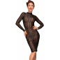 Rochie Noir Handmade F182 Negru XL