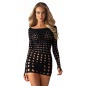 Rochie Obsessive Rocker Negru S-L