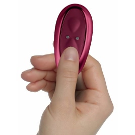 Rocks-Off Ruby Glow Blush — 2 Motoare, USB Reîncărcabil Vişiniu